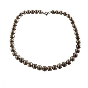Sterling Silver Beaded Necklace